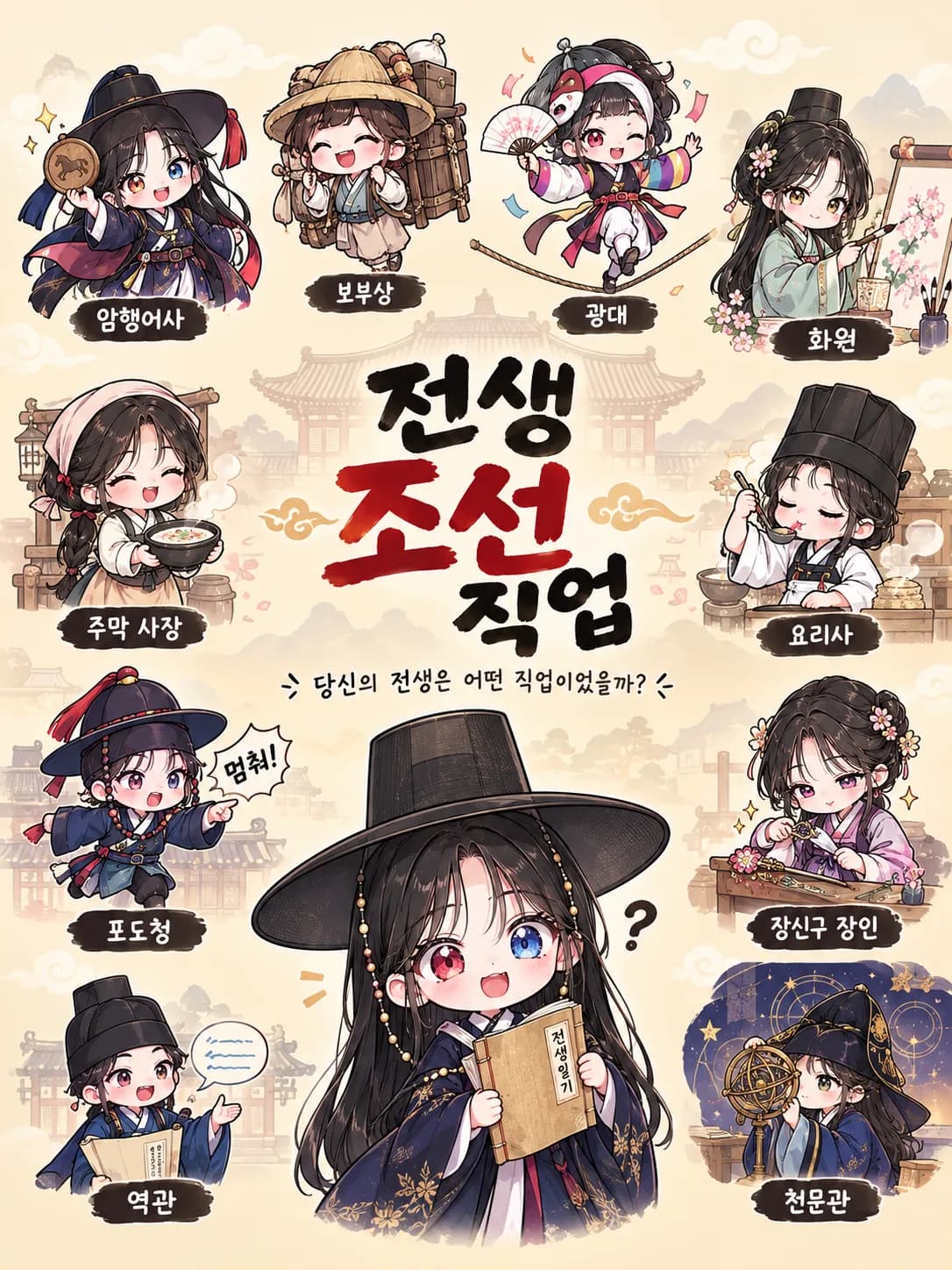전생 조선 직업 테스트